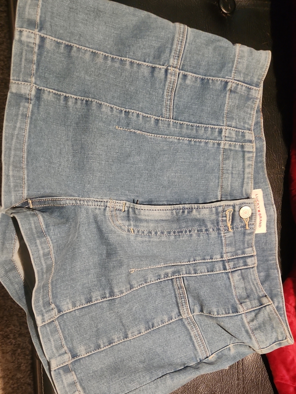 Lucky Brand Light Blue Denim Mini Skirt